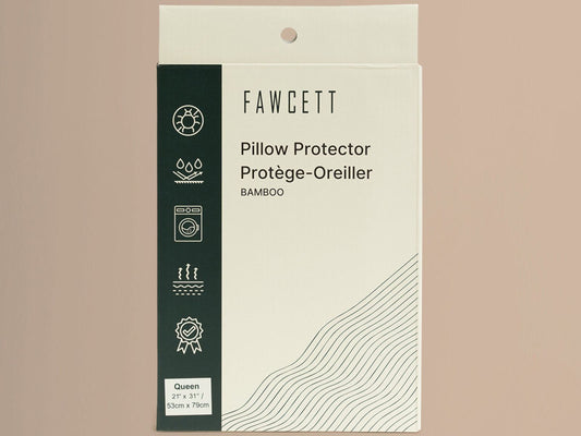 fawcett bamboo pillow protector waterproof