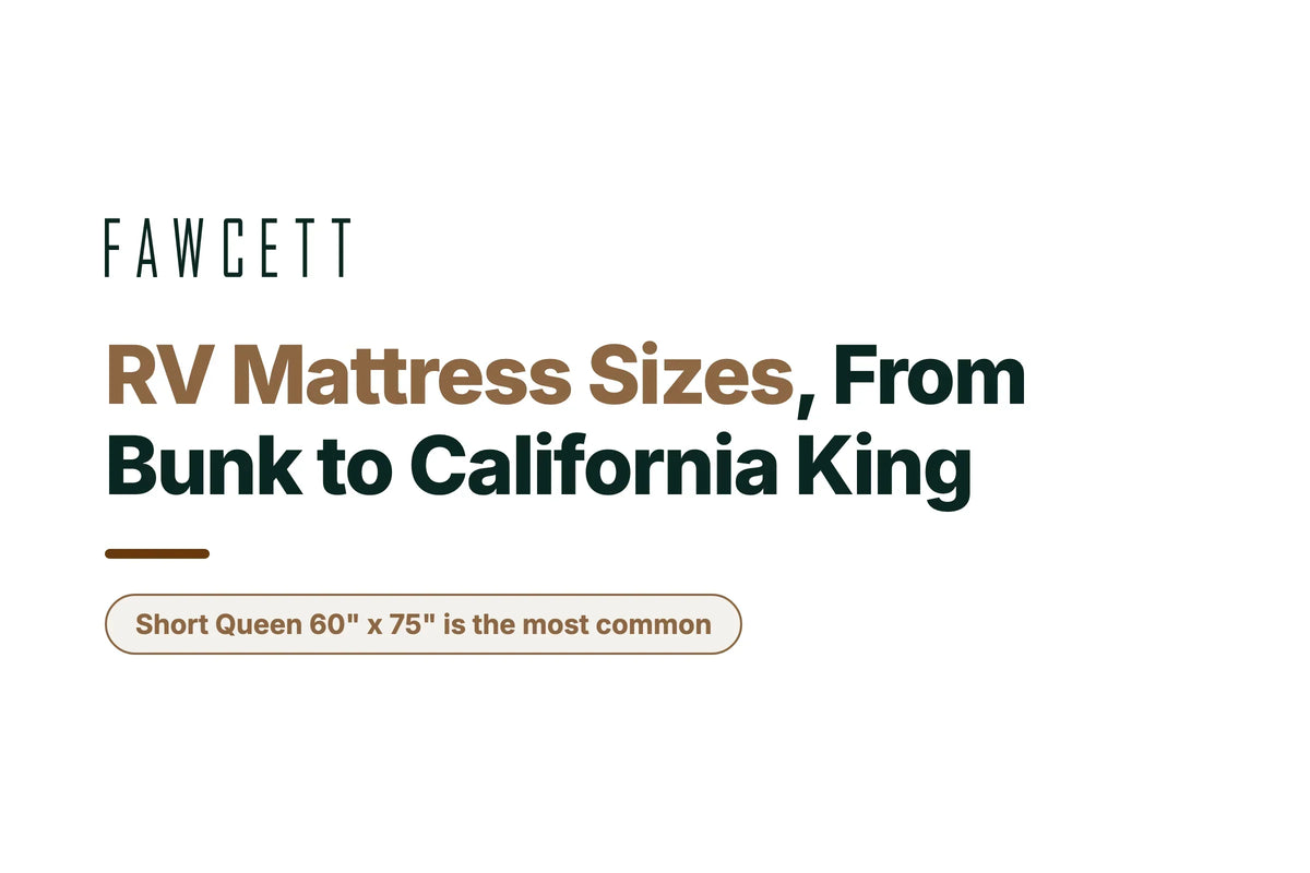 RV Mattress Sizes