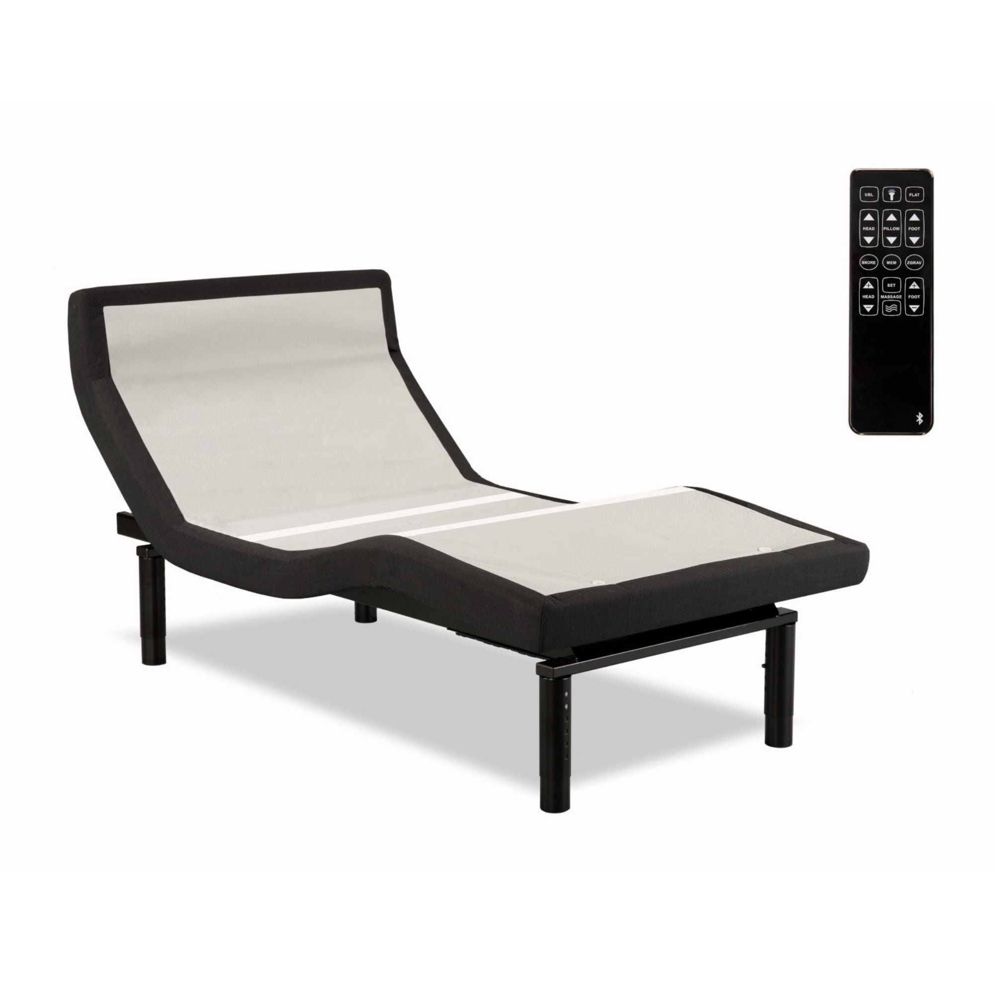 Prodigy Pillow Tilt Adjustable Bed Single XL with remote