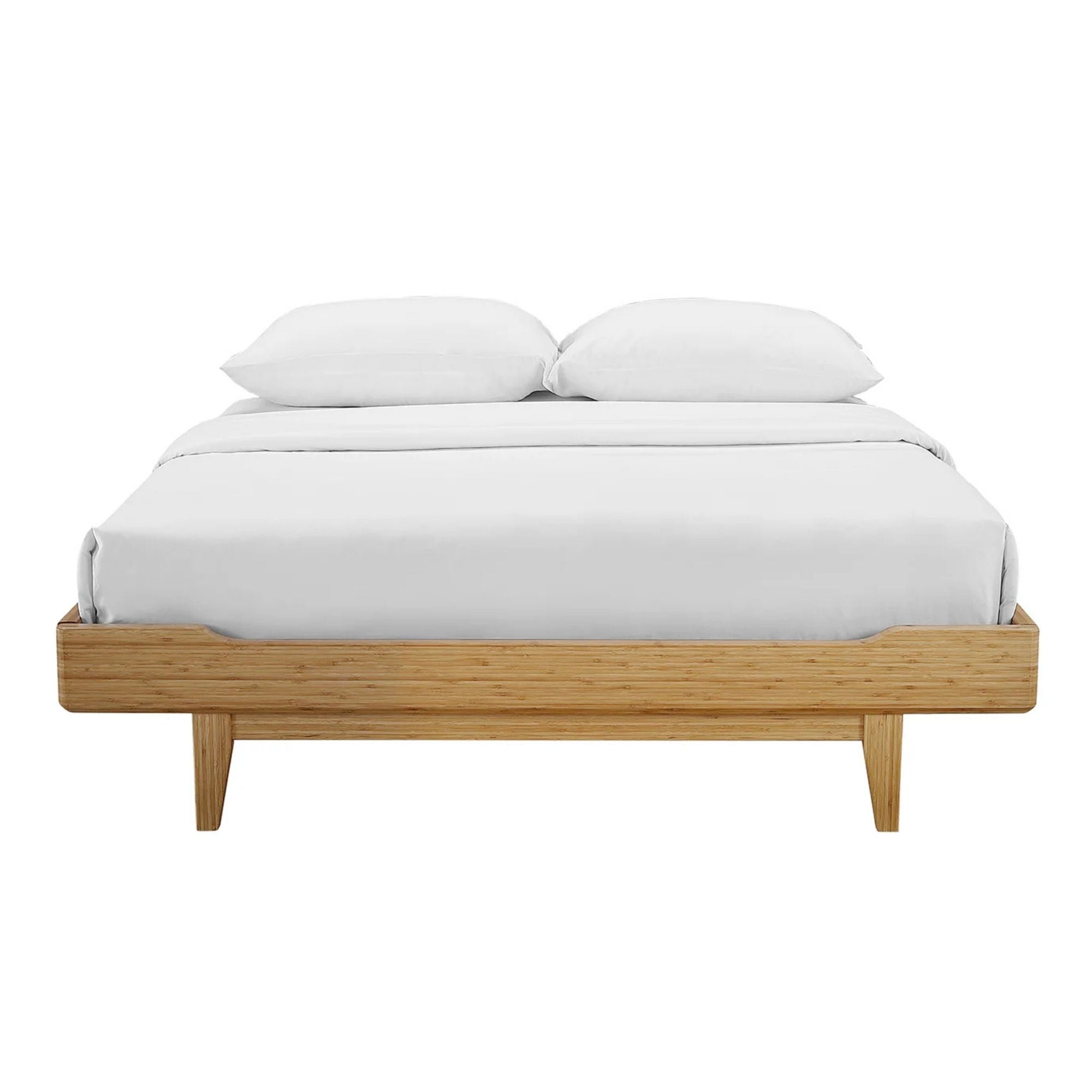Saturna Bamboo Base with mattress front view
