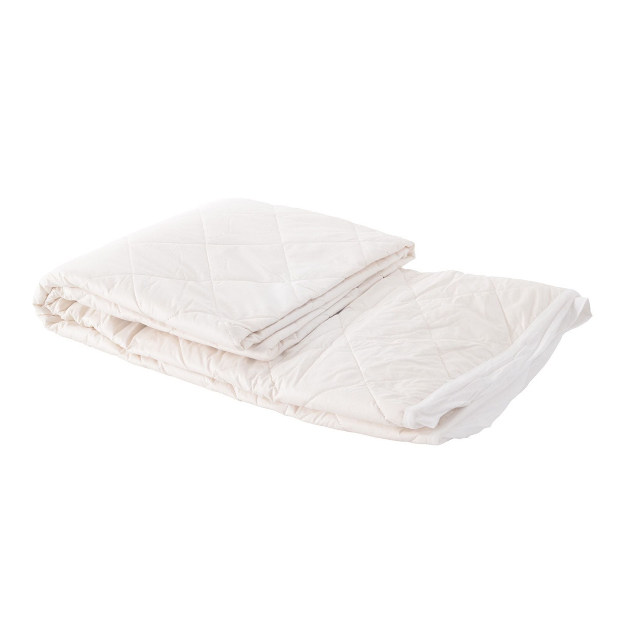 wool mattress protector folded