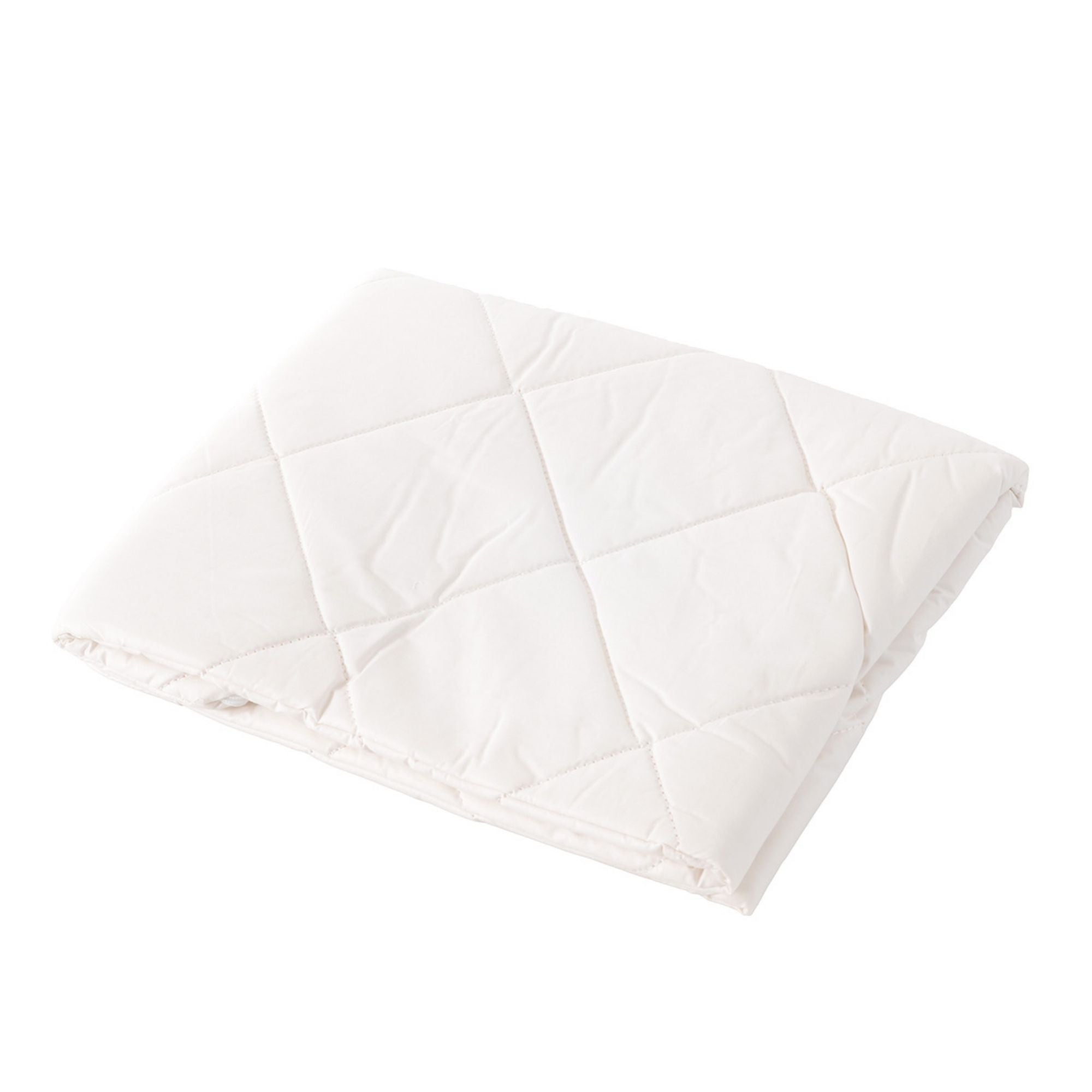 wool pillow protector folded up