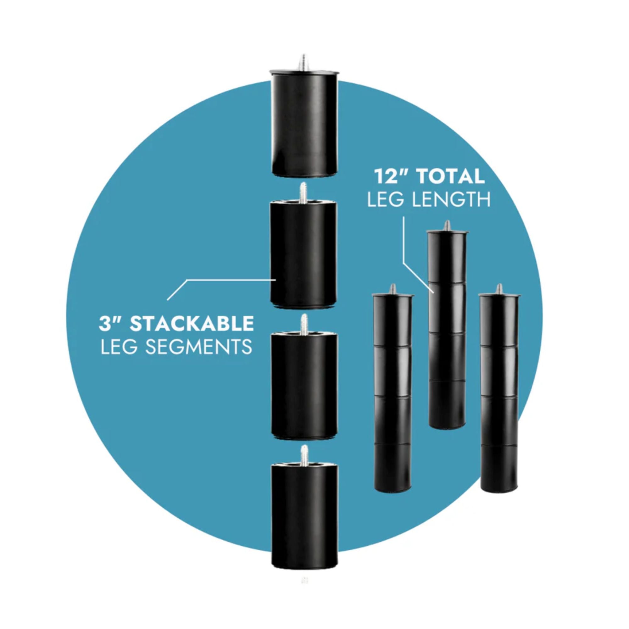 Rio 5.0 adjustable legs
