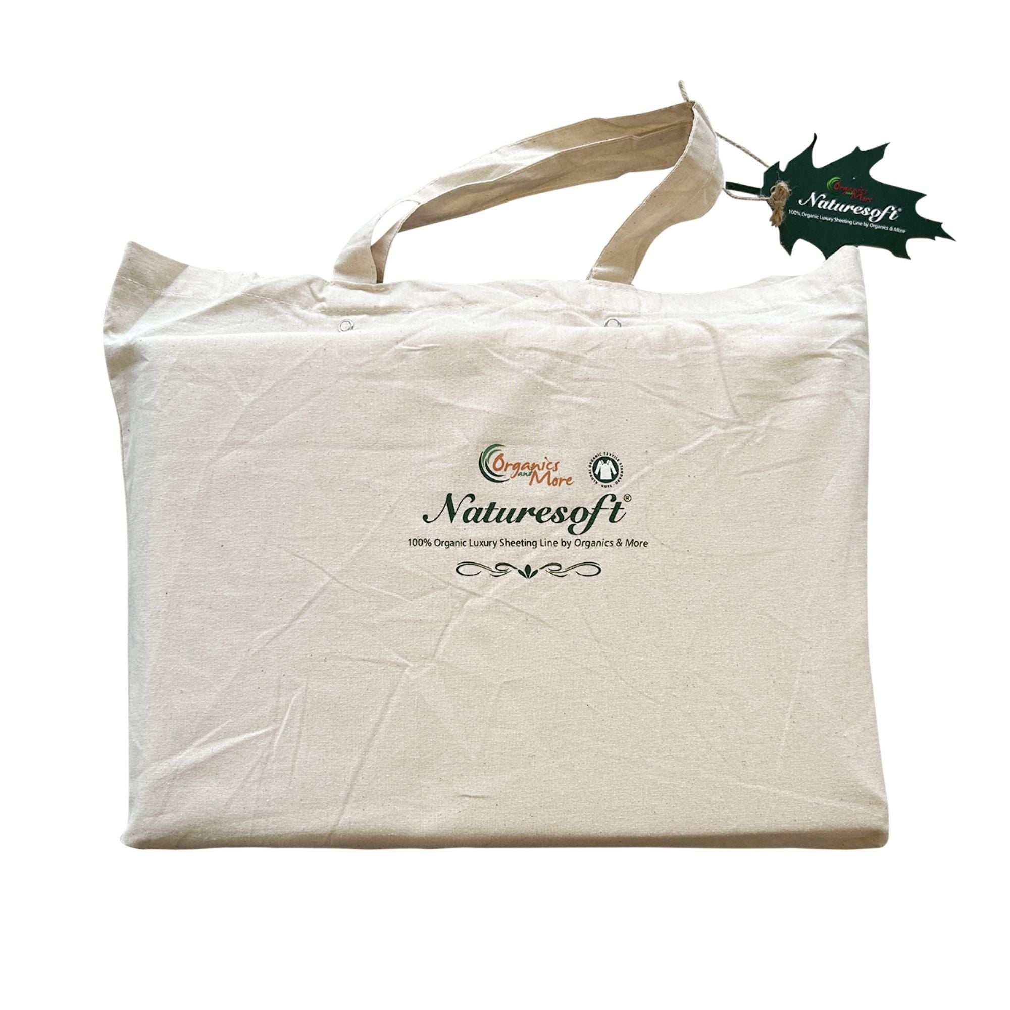 Naturesoft Organic Cotton Bed Sheet Set packaging