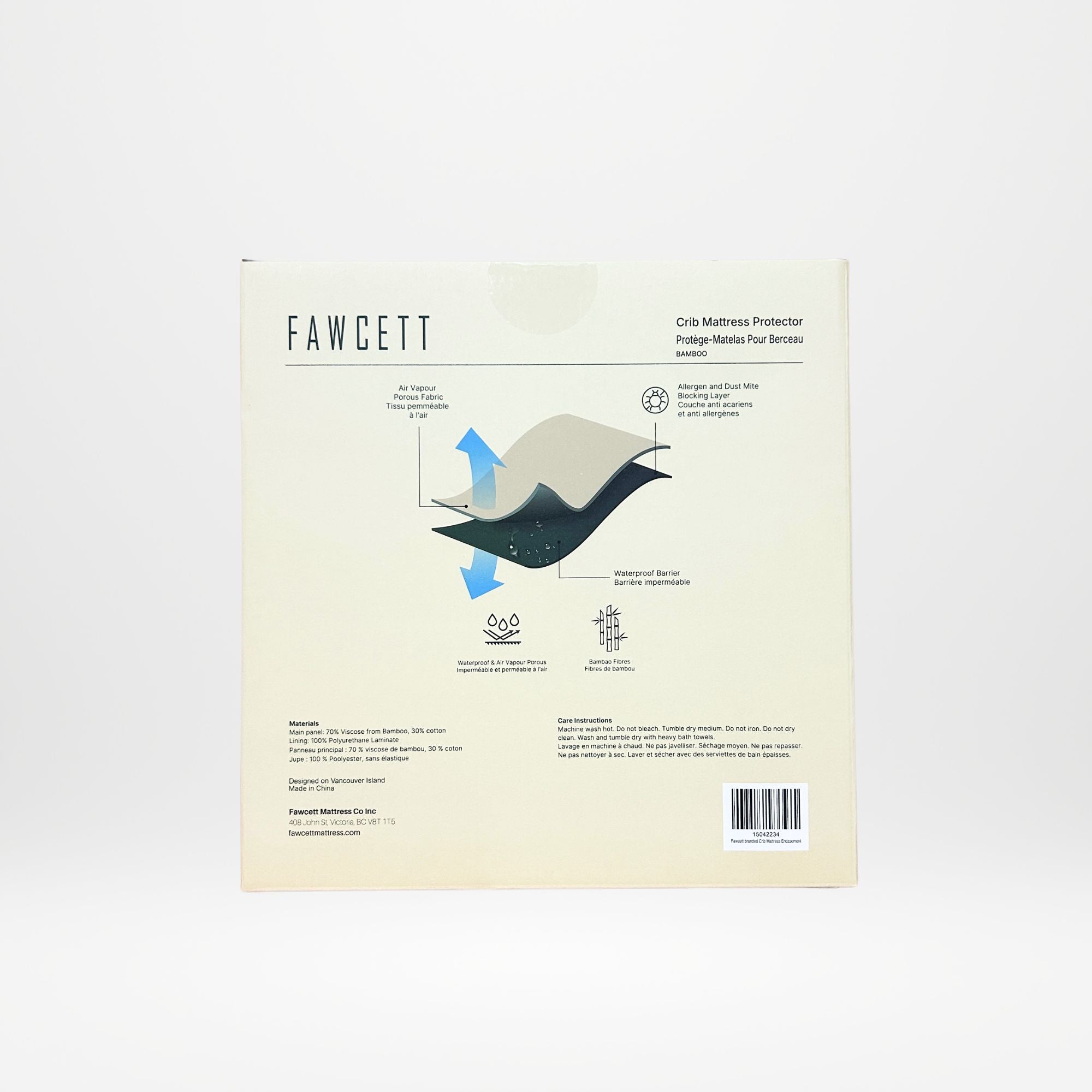 Natural Waterproof Crib Mattress Protector