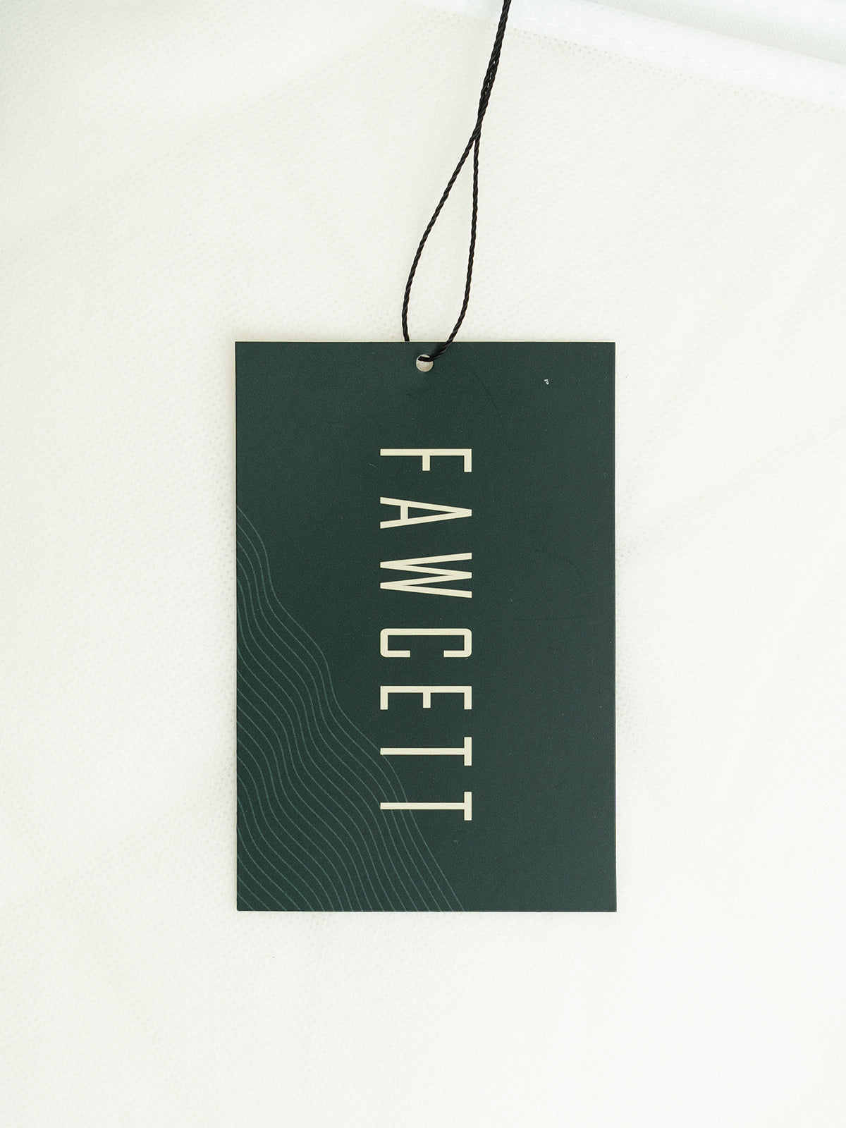 Organic Wool Pillow Protector hang tag front