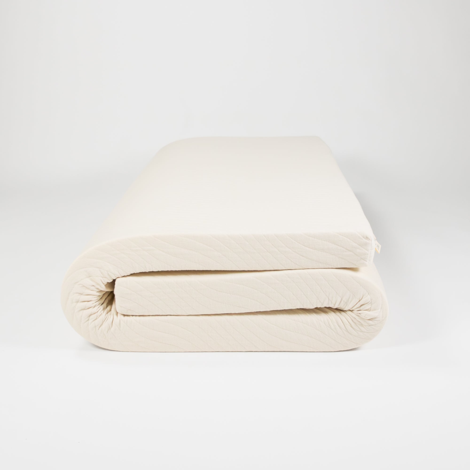 3 inch natural latex folded front view