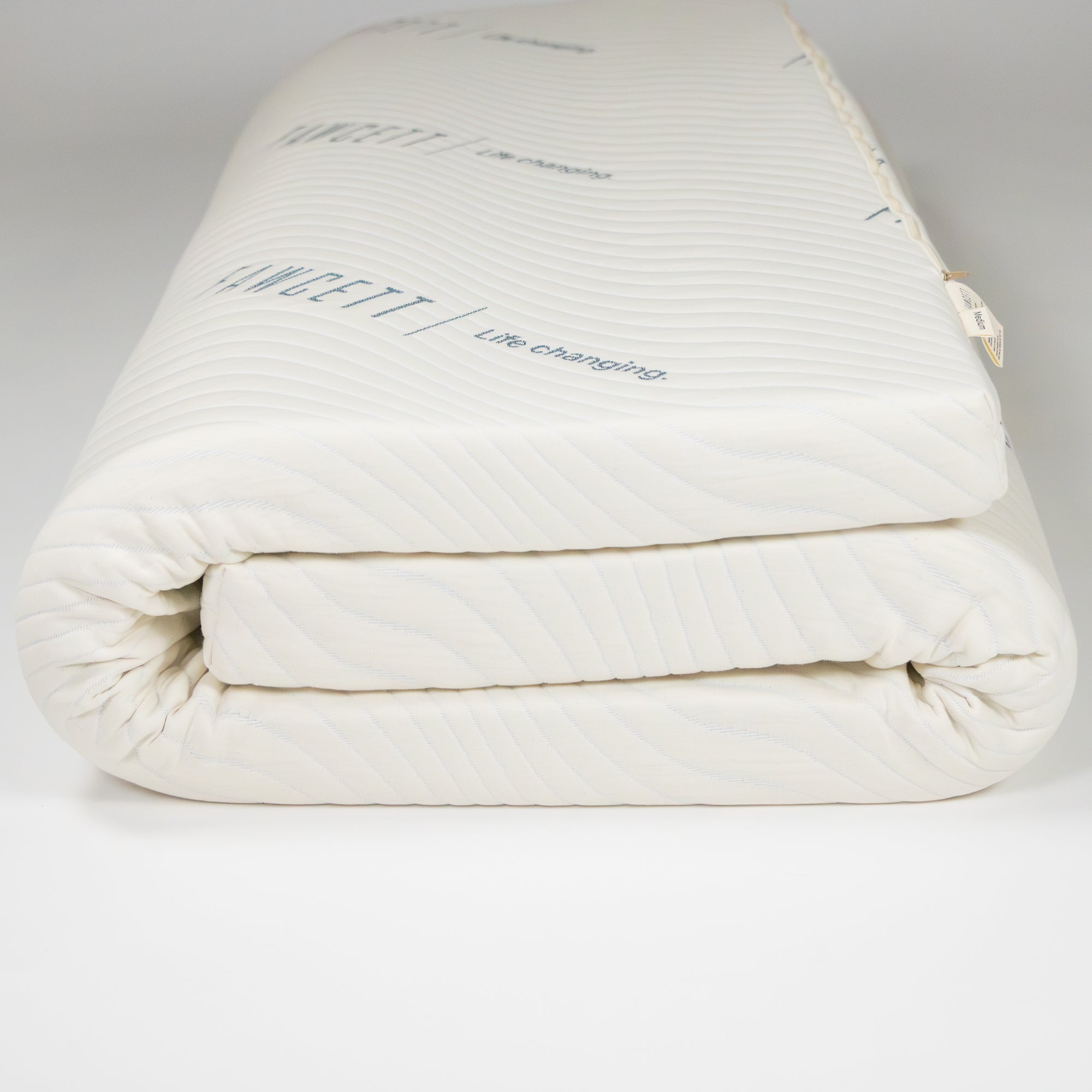 3 inch natural latex folded front view