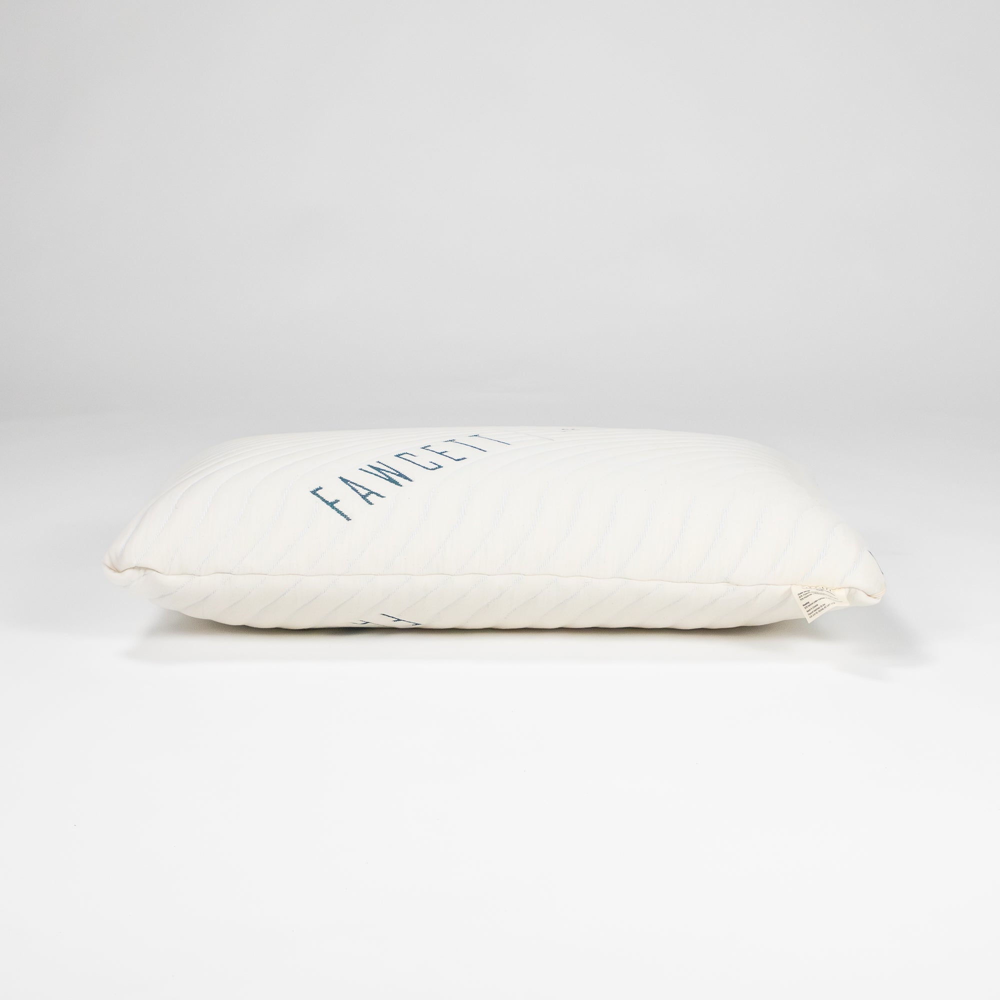 High loft latex pillow front view