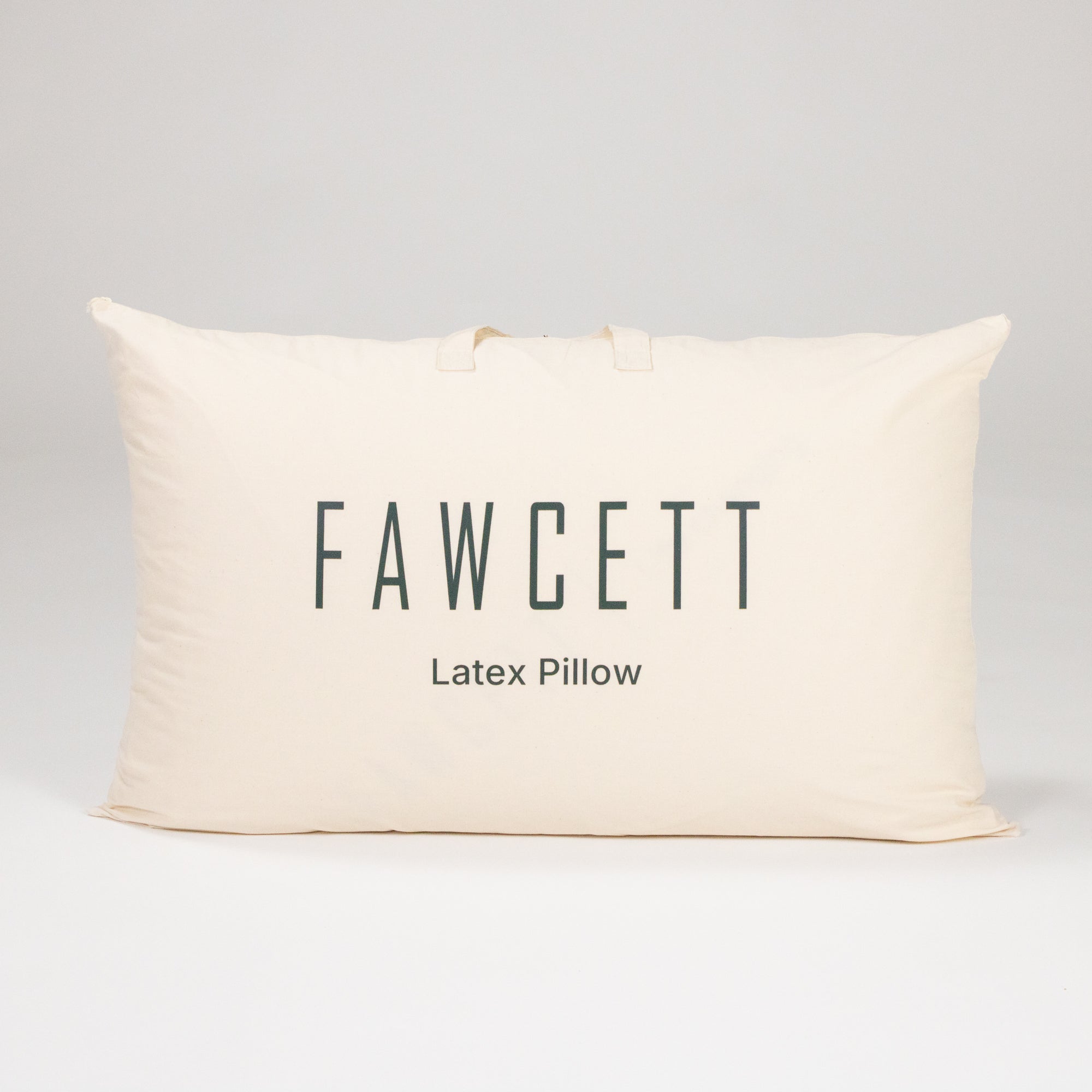 High loft latex pillow in packaging