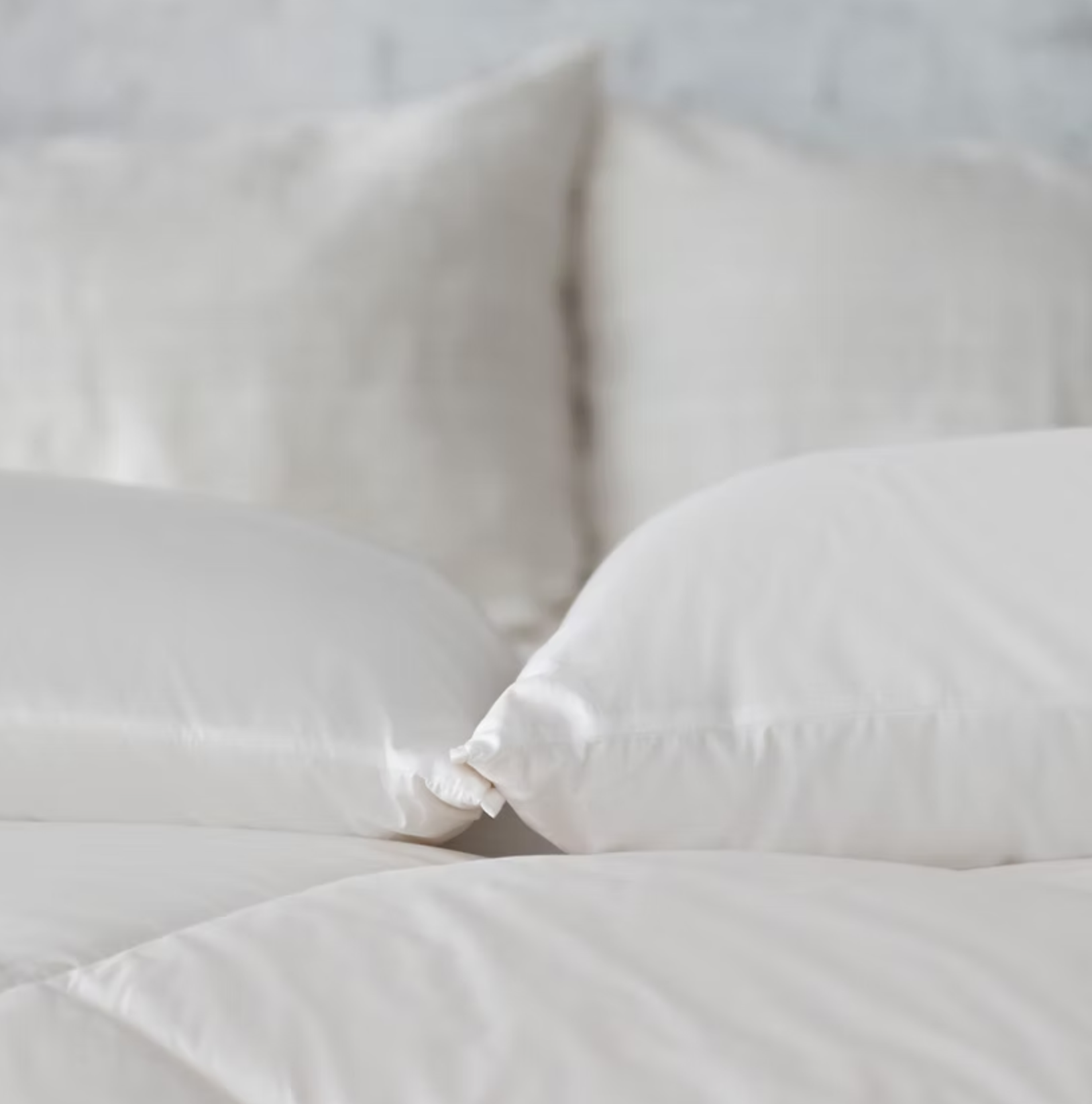 Piatra Wool Pillow close up on bed