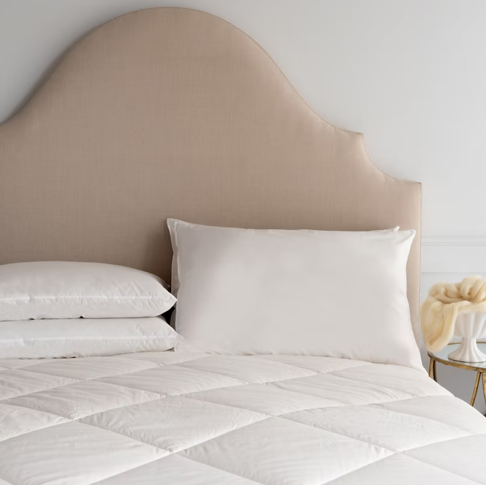 Piatra Wool PillowS on bed