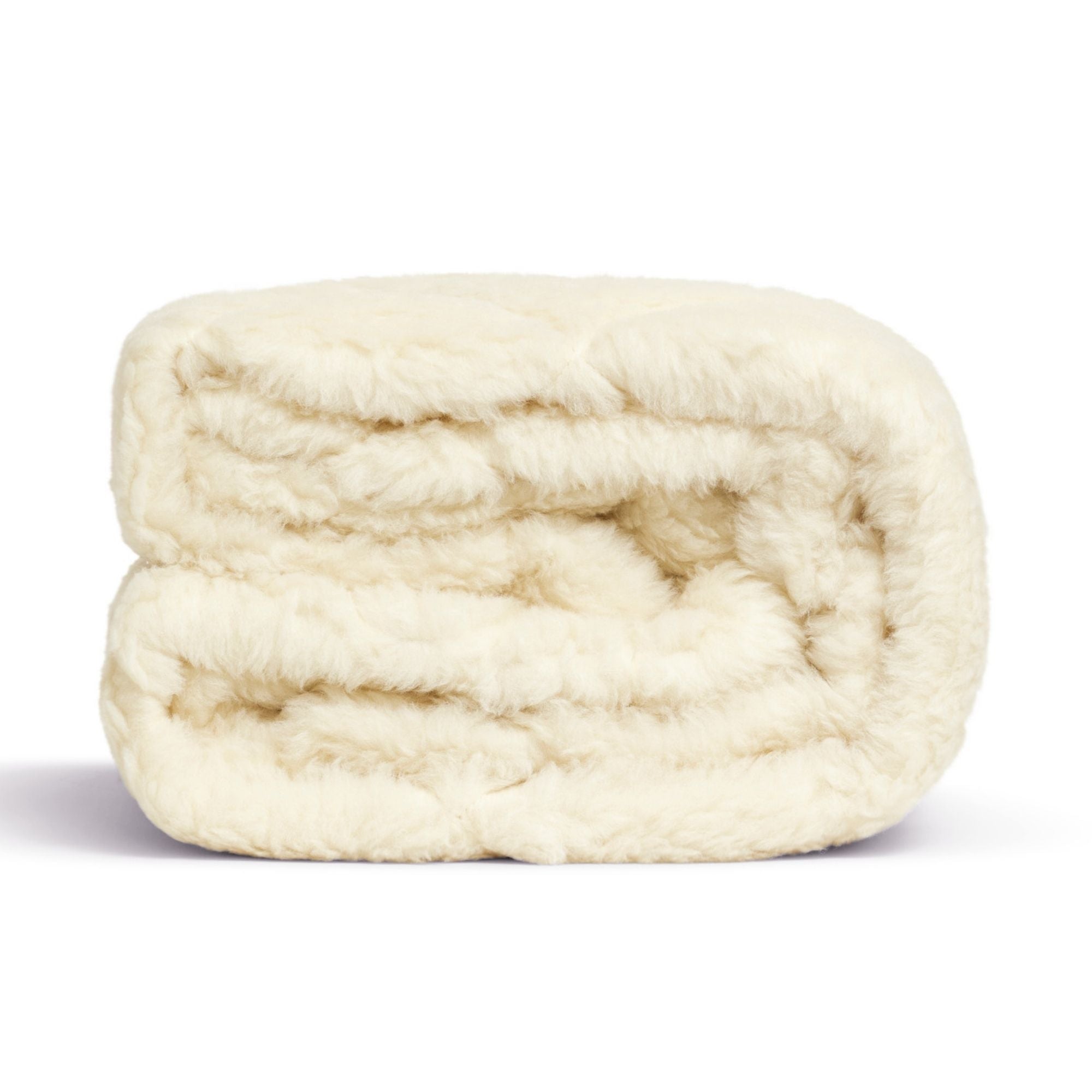reversible wool overlay folded